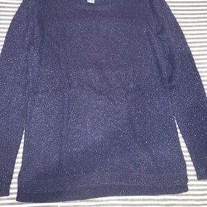 Navy Blue Sparkle Sweater